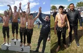Akhisarlı Poyraz, başpehlivan Şampiyon Feyzullah Aktürk'ü örnek aldı