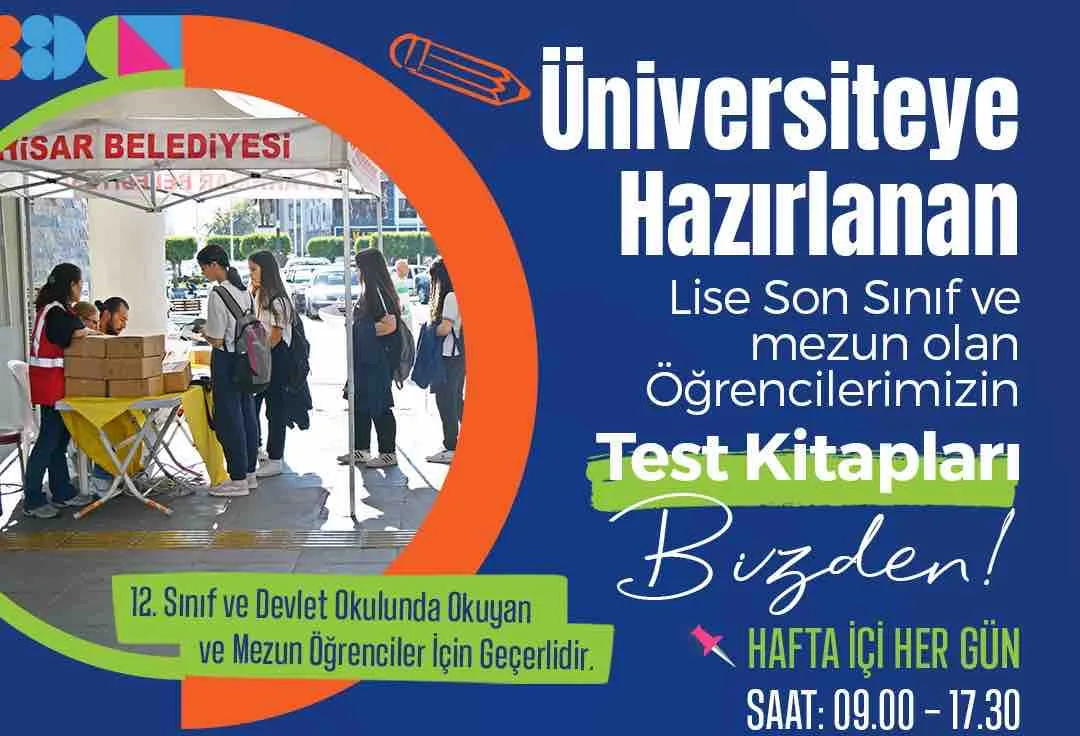 Akhisar Belediyesi'nden üniversiteye hazırlanan gençlere kitap desteği