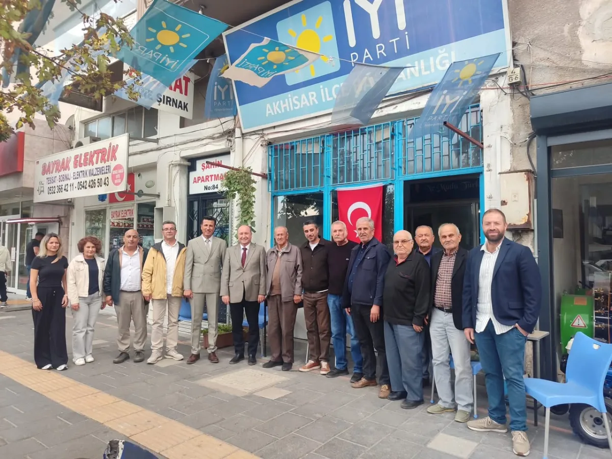 ATSO Başkan Adayı Ufuk Merde İYİ Parti ve MHP Akhisar İlçe Başkanlarını ziyaret etti