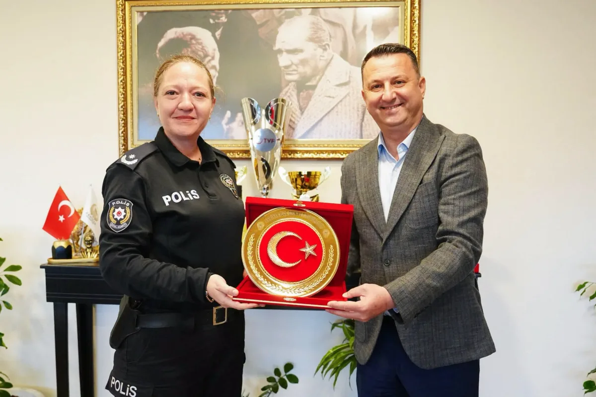 Akhisar İlçe Emniyet Müdürü Özcan, başkan Kayserili'yi ziyaret etti