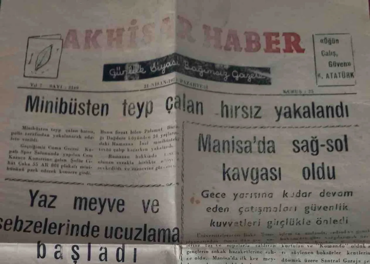 Akhisar yerel basınına damga vuran gazete: Akhisar Haber Gazetesi