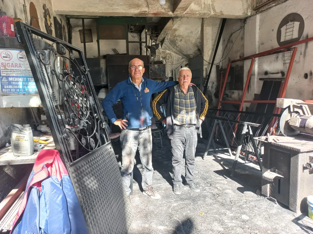 Hem demirci ustası, hem de futbol…