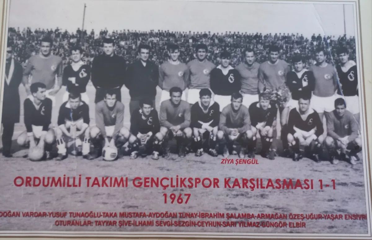 Akhisar'a, Ordu Milli Futbol Takımımız iki kez geldi...